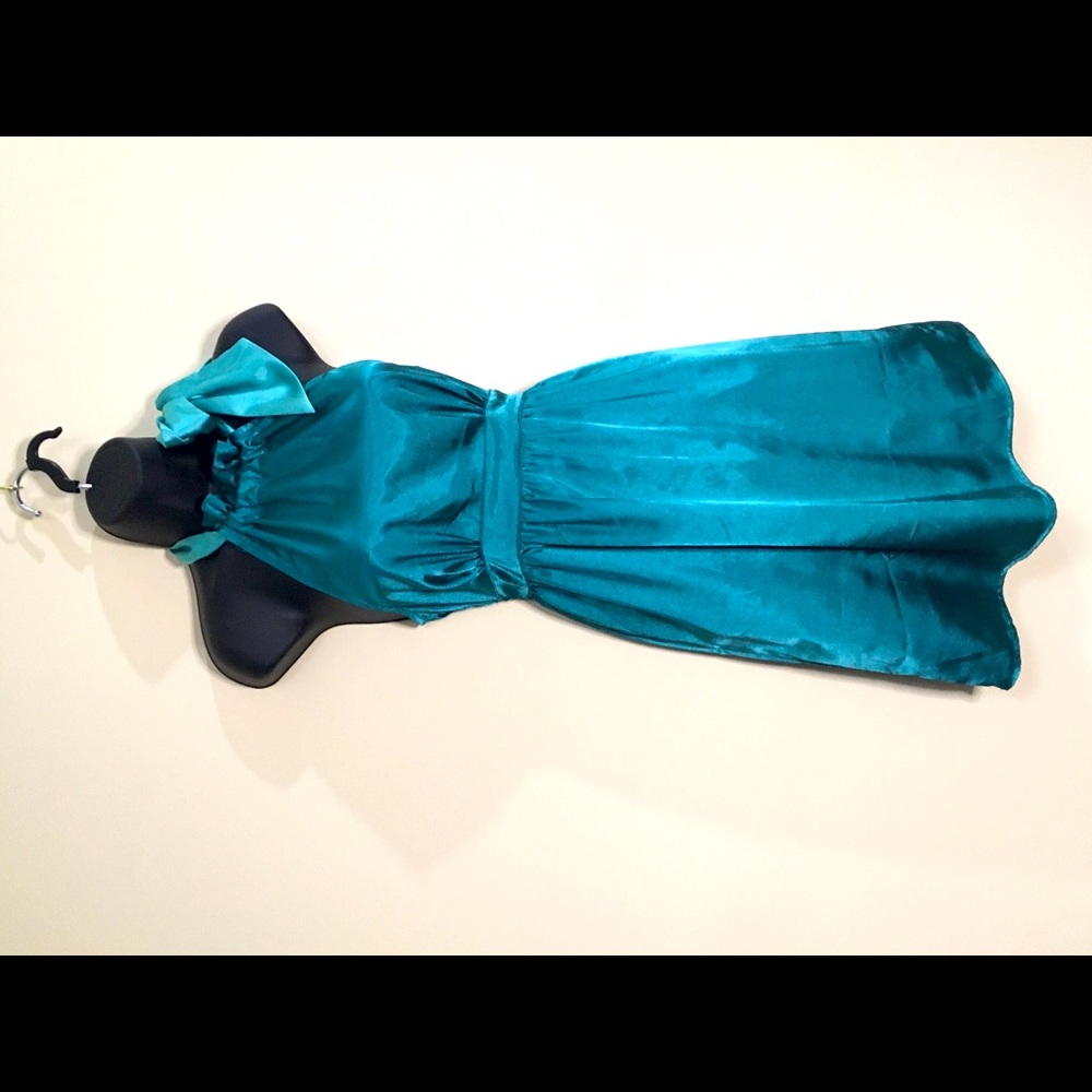 Turquoise dress